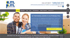 Desktop Screenshot of ampmmovers.com